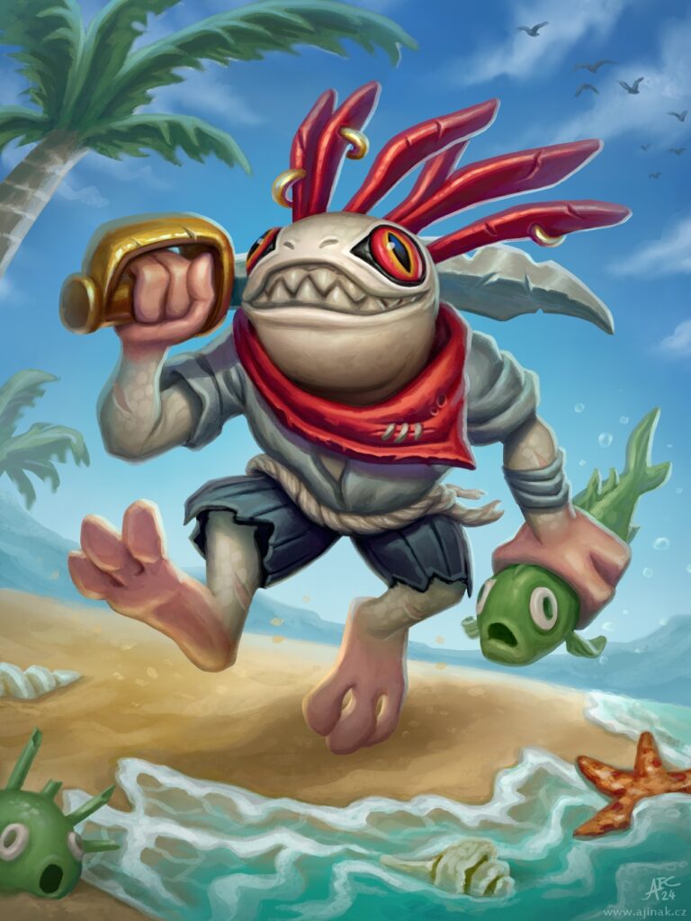 Murloc Pirate (Hearthstone fanart)